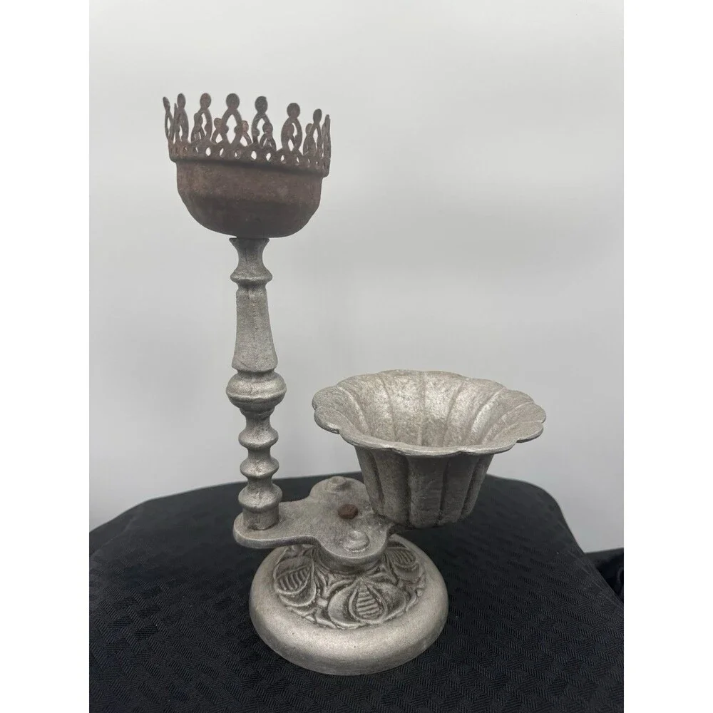 Unique Vintage Duel Candle Holder